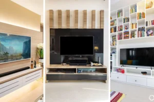 TV Design for Living Room 2D