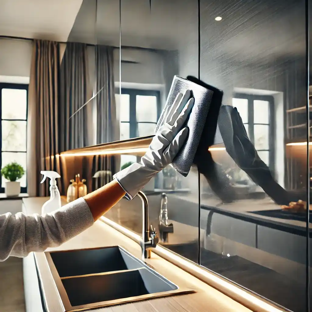 How to Clean High Gloss Kitchen Units?