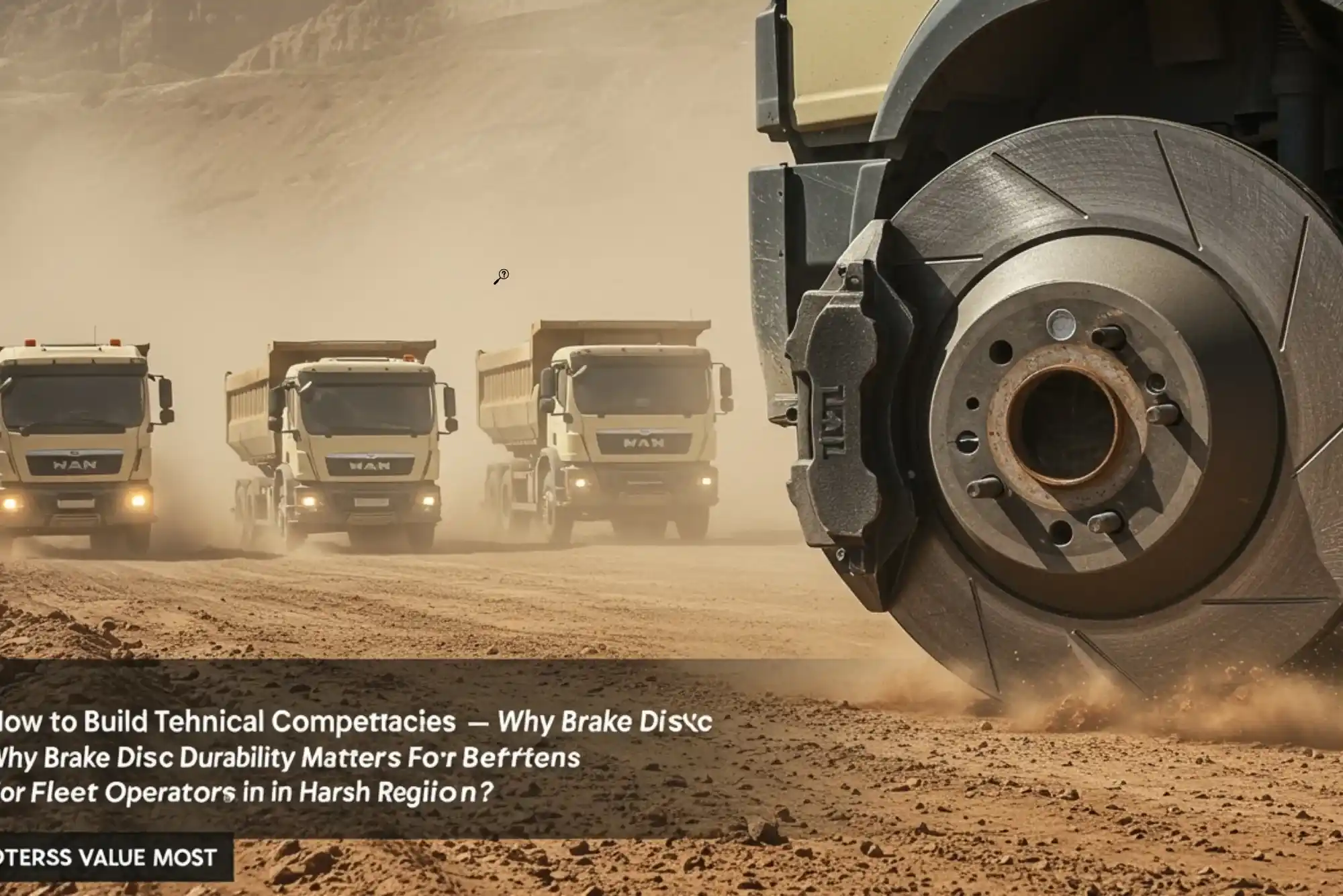 Why Brake Disc Durability Matters for Fleet Operators in Harsh Regions