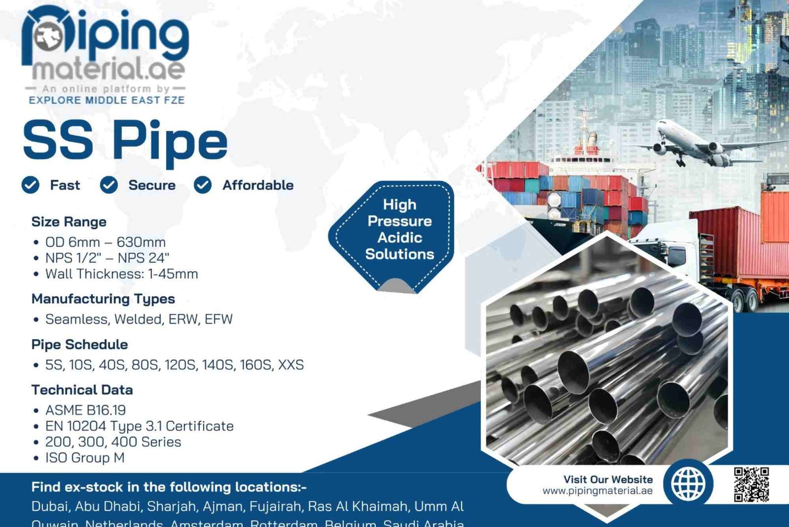 How SS Pipe Offer Superior Corrosion Resistance for Pipelines
